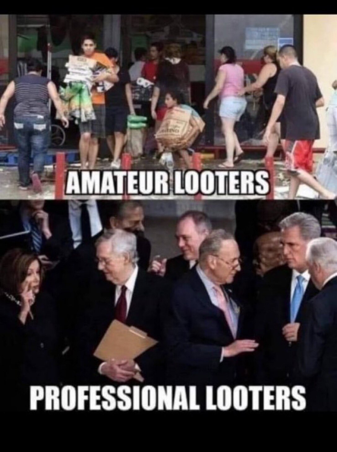 Amateur Looters and The Real Professional Looters…!