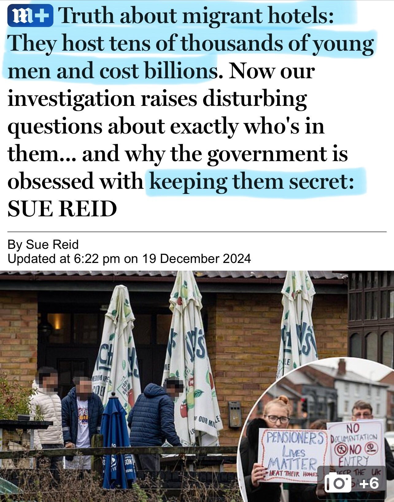 😡😡😡
The Great Replacement.
The government is lying to you.
Starmer is wasting billions of taxpaye...