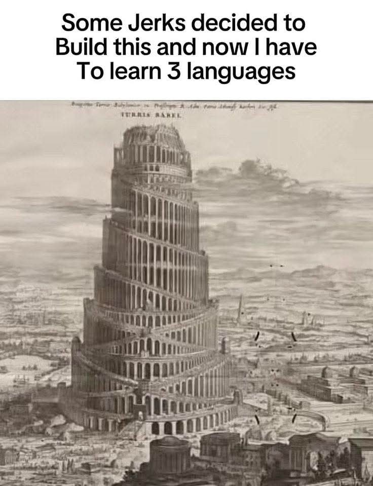 For us, it's 250 other languages on top of the 3 Biblical languages. 

#missionarylife #Myanmar #itb...