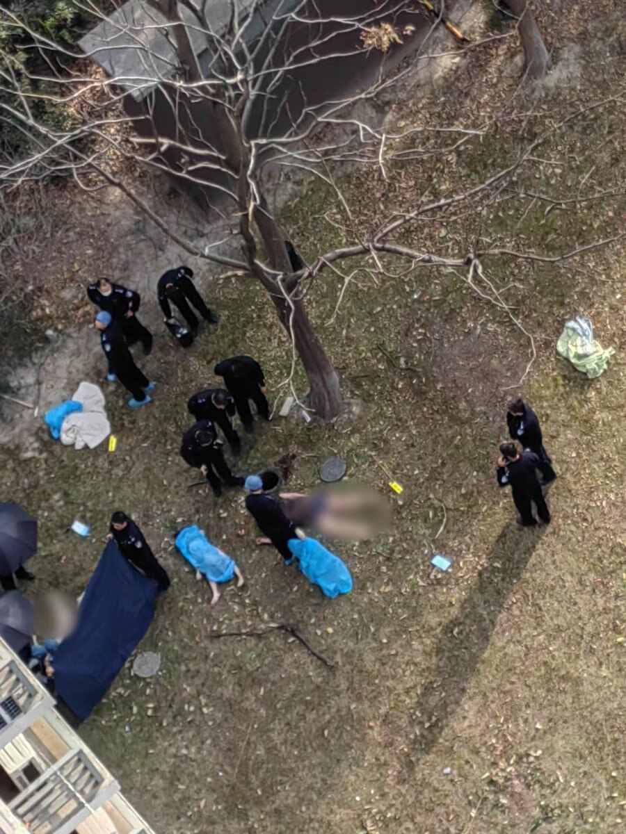 1月14日(发布)，上海。网传闵行区发生一起跳楼事件。
 知情人称 “一家三口” “妈妈一直逼着孩子，孩子先跳，后来妈妈和爸爸” “孩子五年级” “妈妈要孩子100分”
GETTR盖特网友留言： 中共...