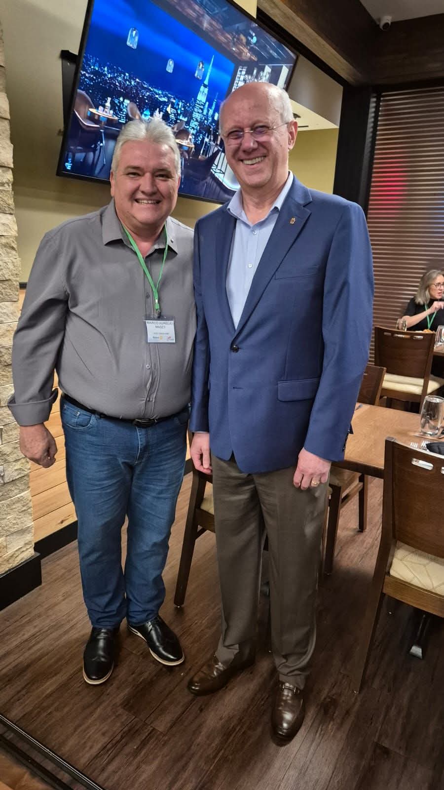 Mário César Martins de Camargo, Pres. do Rotary International para o ano rotário 2025-26, brasileiro...