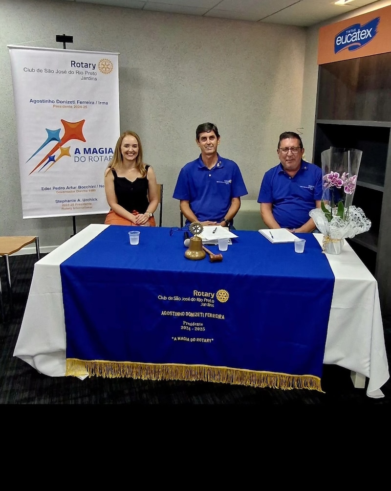 Nesta terça-feira, dia 11/02/25,  o Rotary Club de São José do Rio Preto - Jardins, através do Pres....