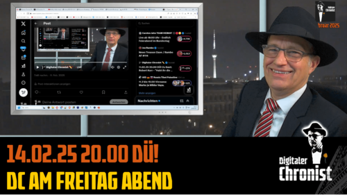 Aufzeichnung vom 14.02.25 DC am Freitag Abend