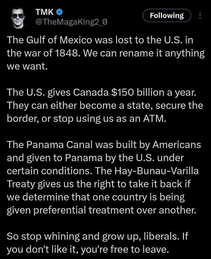 Liberals If You Don’t Like It, Your Free To Leave…