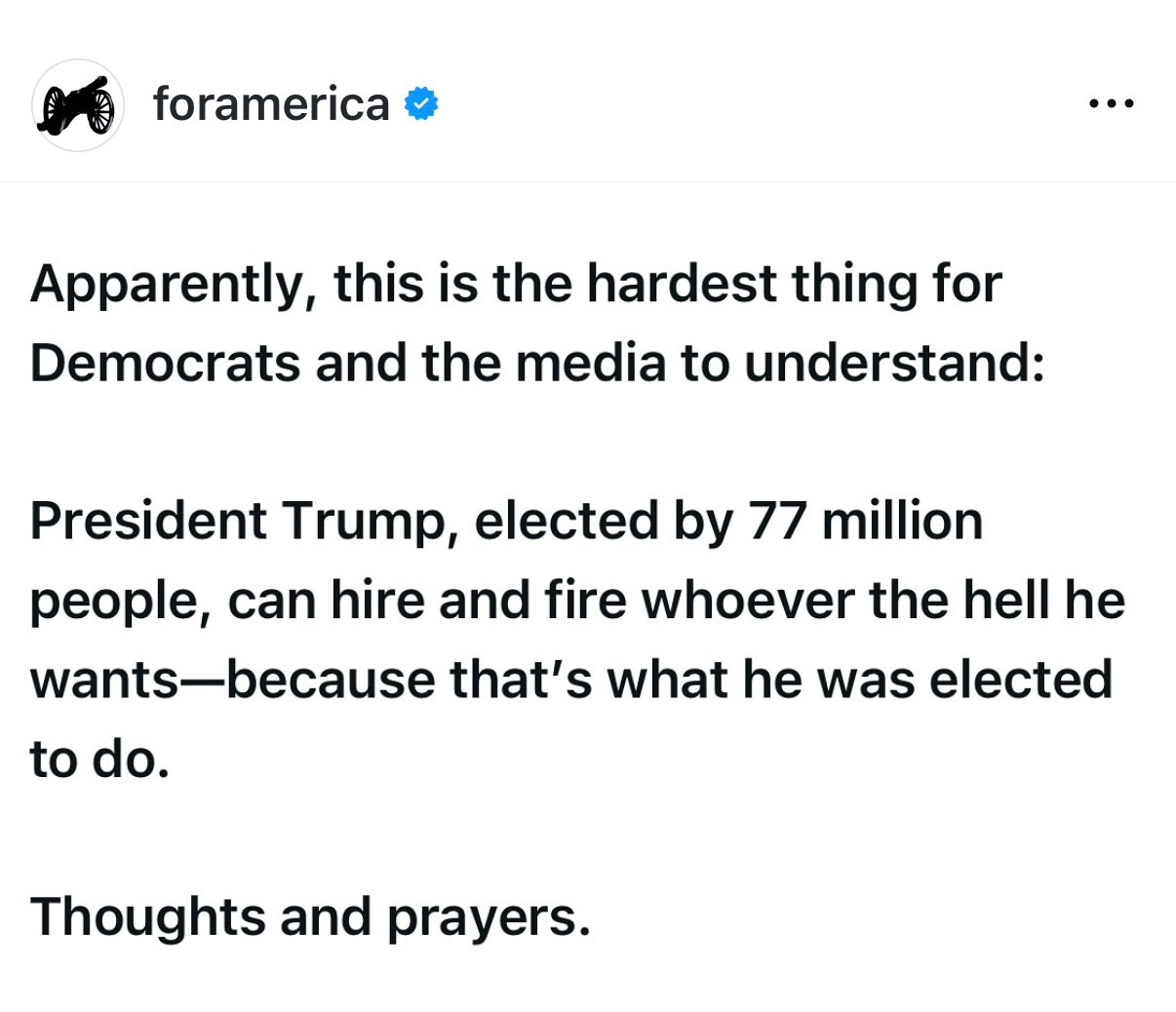 The democrats do seem to be struggling with this fact! 