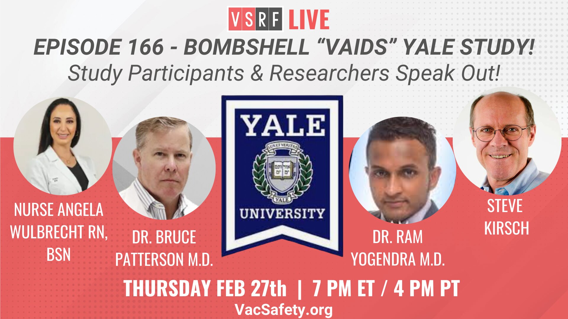 🚨 EXCLUSIVE: A Firsthand Account from The Yale Study! 🚨

This Thursday on VSRF Live we will dive d...