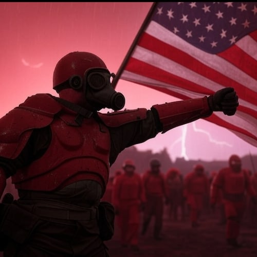 Super Duper Ultra Mega Maga crazy, gun-toting, tinfoil hat wearing, deplorable, "conspiracy supremacist" and "White theo...