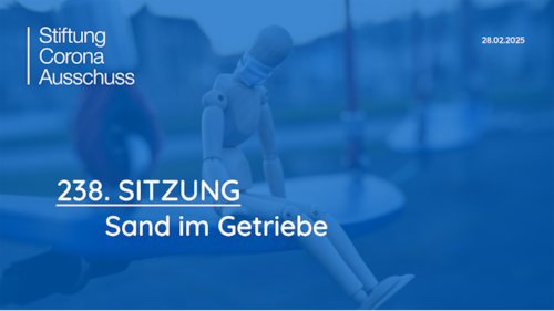 Sitzung 238: Sand im Getriebe
