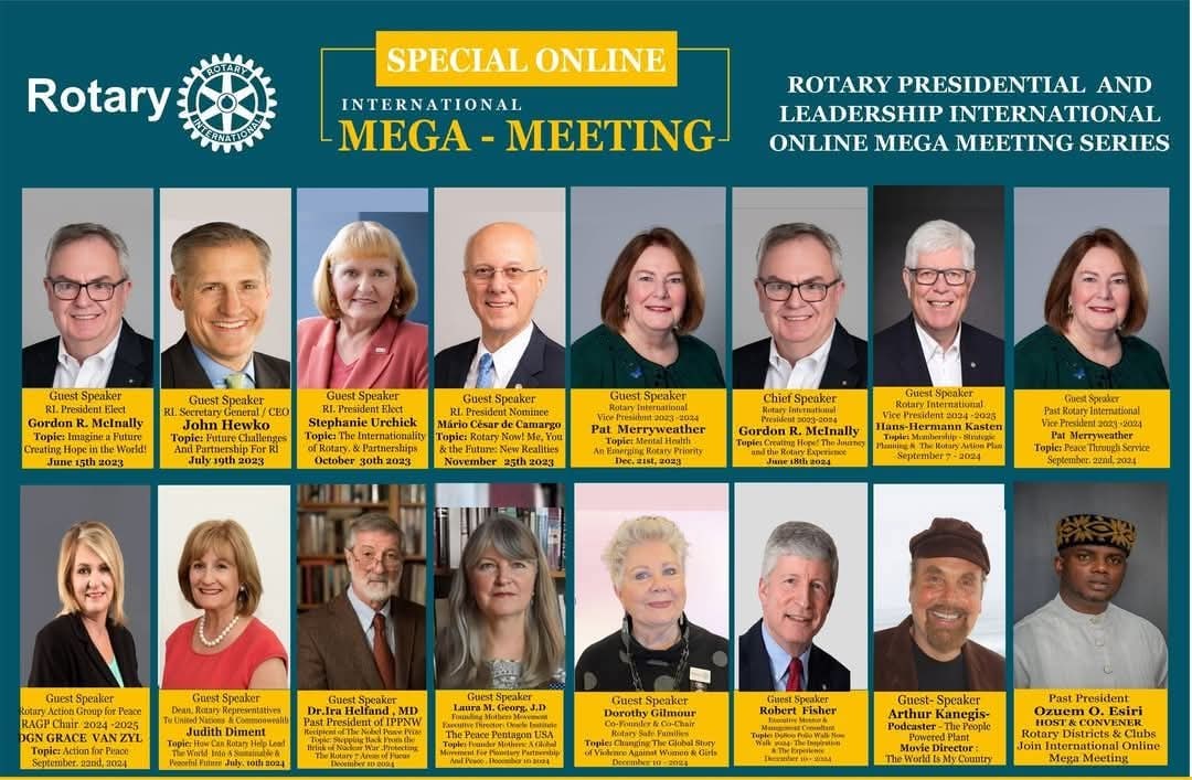 AGENDEM-SE!

"Rotary Mega Meeting" reúne Líderes Rotários de mais de 50 países
21h00 🇧🇷
O Pres. 20...