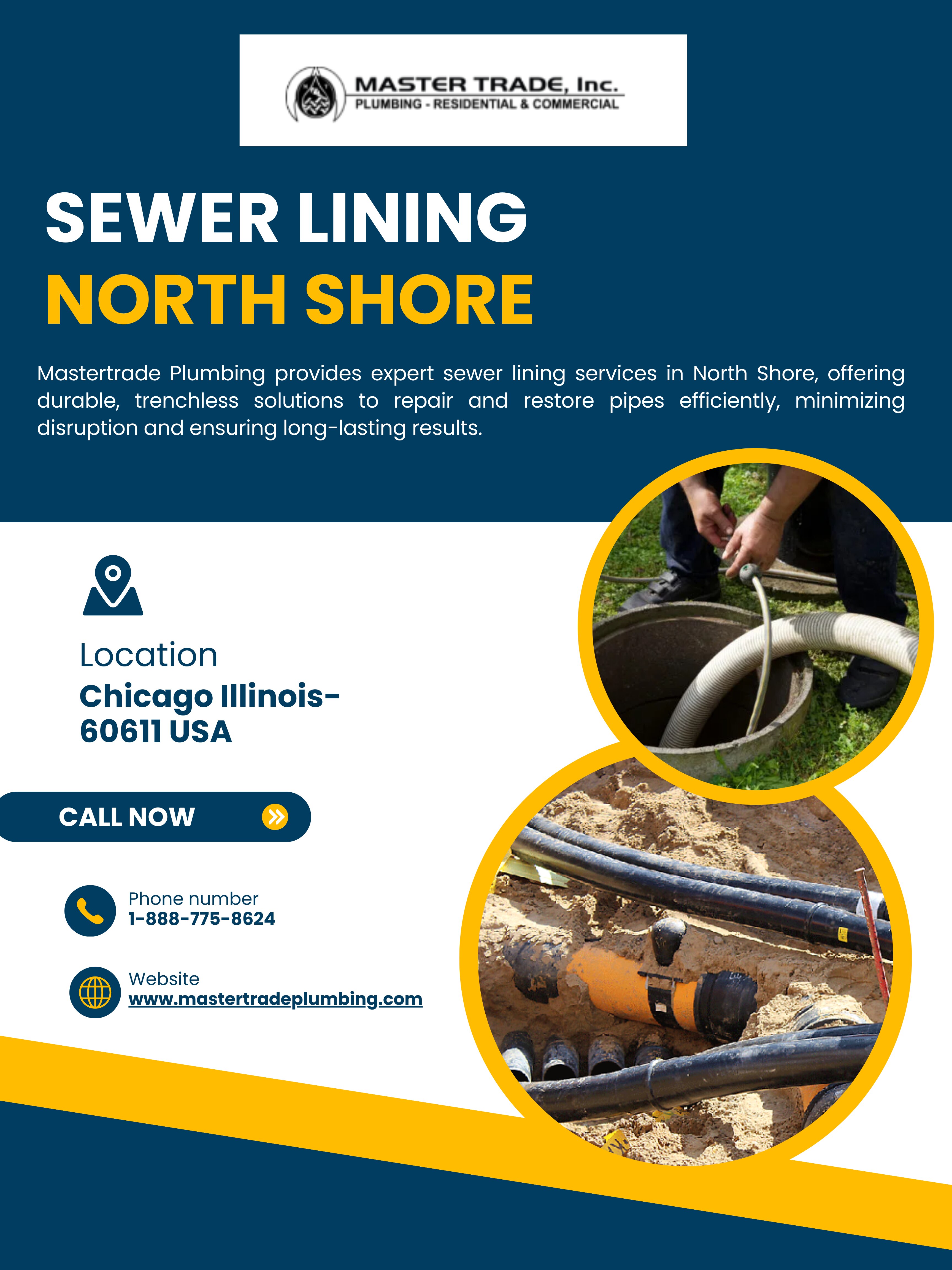 Affordable Sewer Lining North Shore Services by Mastertrade Plumbing
For high-quality Sewer Lining N...