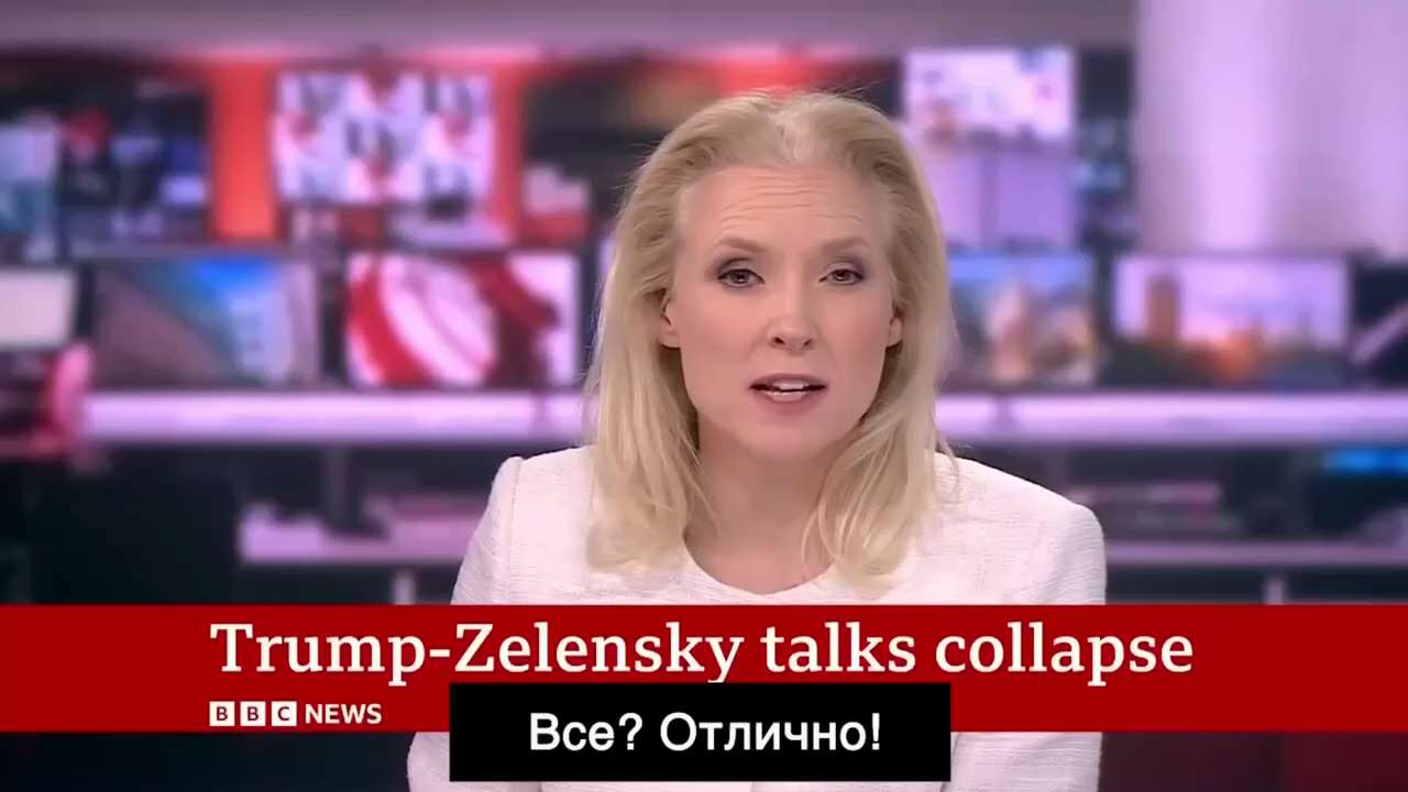 Amazing things happen when the BBC forgets to cut its reporter’s feed while covering the Trump-Zelen...