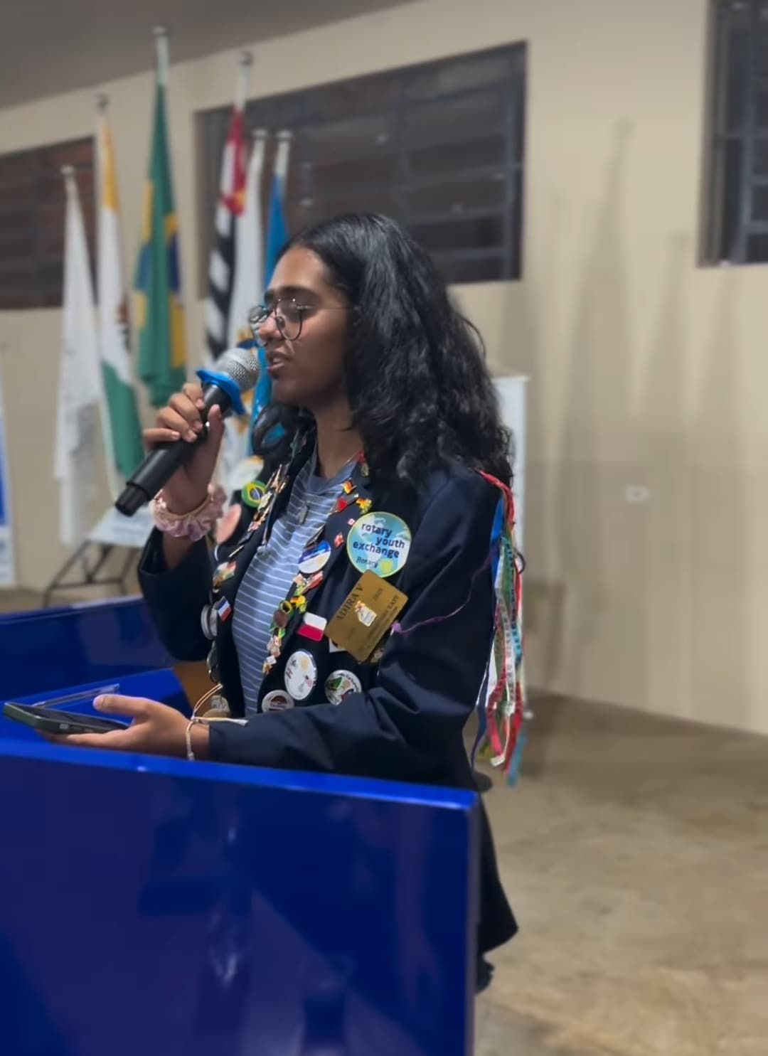 Texto da Casa da Amizade de Ouroeste:

Hoje, tivemos o prazer de receber uma intercambista indiana e...