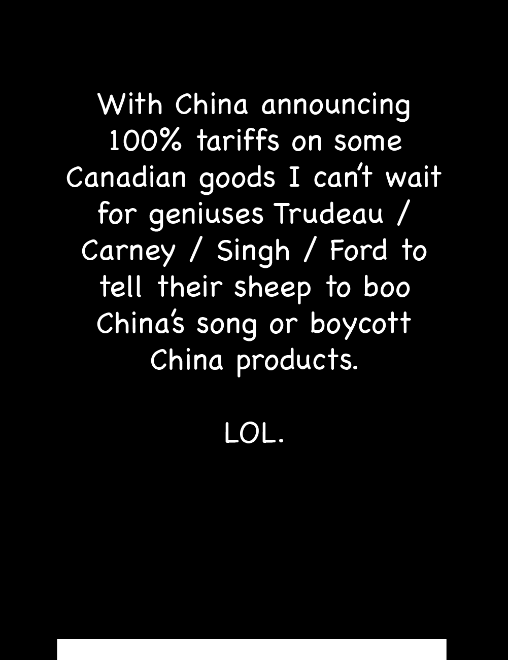 #canada #china #trudeau #markcarneycantbetrusted #dougford
