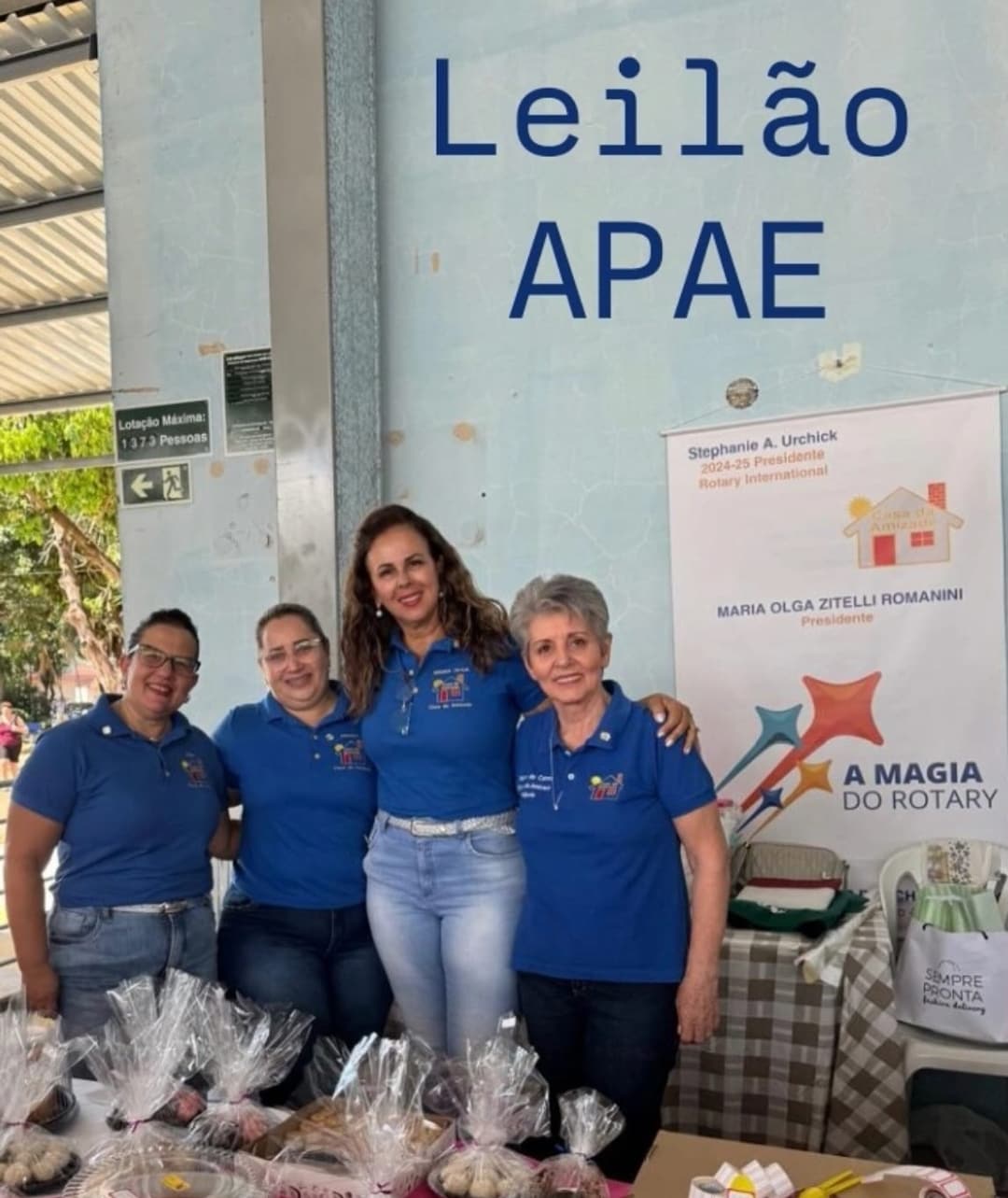 As Senhoras da Casa da Amizade de Itápolis estiveram presentes hoje, 09.03.25, no Leilão do Gado da ...