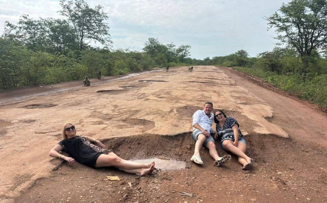 The road from Bulawayo to Victoria Falls, despite its poor condition, has become a notable feature i...