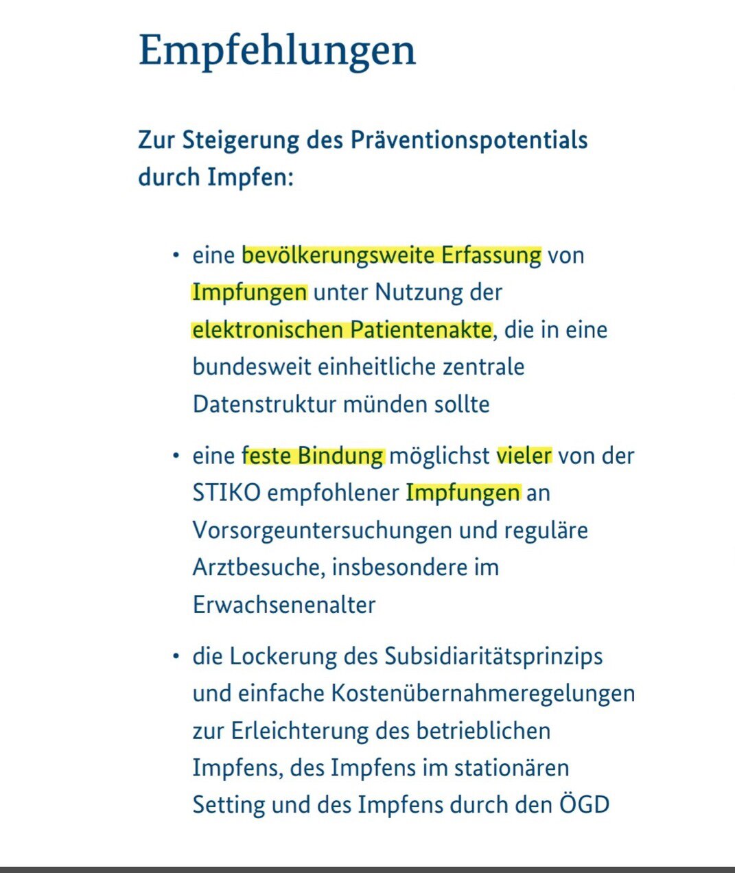 Der Expertenrat "Gesundheit und Resilienz“, bestehend u.a. aus Drosten, Buyx, Sander, Brockmann und ...