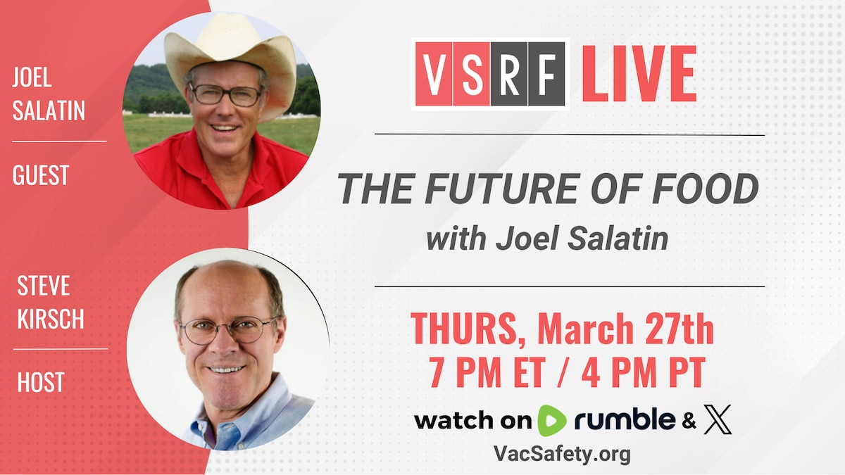 🚨🚨Join us this Thursday at 7pm EST on VSRF Live for a deep dive with legendary sustainable farmer ...