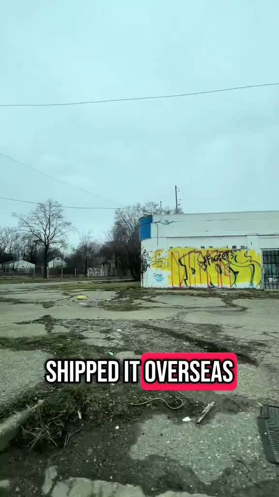 This is Flint, Michigan. This is the result of thirty years of Democratic governance: burnt-out home...