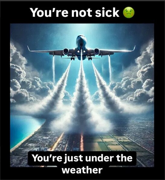 Grateful that President Trump is creating a Chemtrail Task Force, and I hope this Crime Against Humanity is STOPPED.

Thanks to ALL who supported to bring back clean skies, like Nature intended.  And to RFK:  You CAN NOT HAVE MAHA without clean air.

Thank Y'all for finally bringing this Darkness into the Light.  😍 😎
