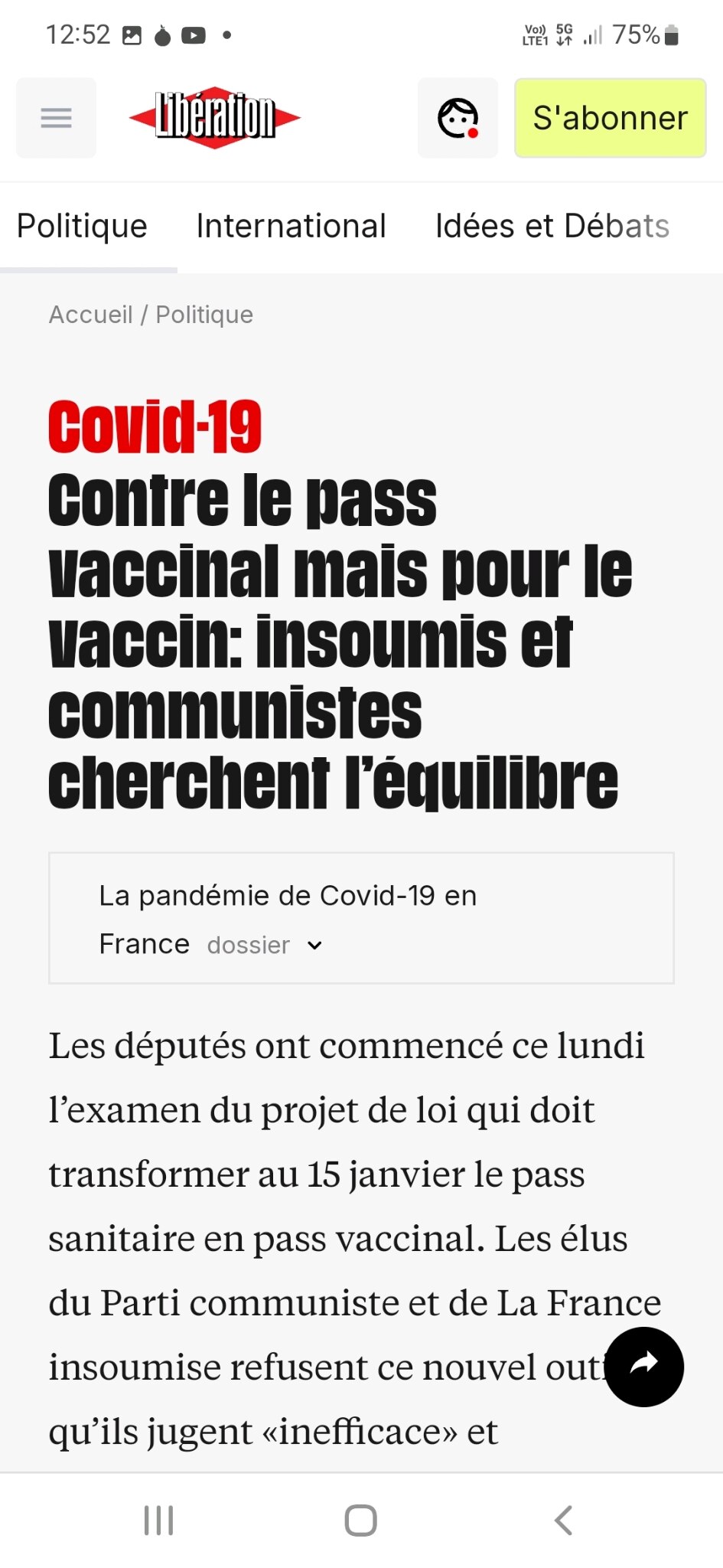 C'est à vomir 🤮🤮🤮🤮🤮 

La vérité est dure.... mais indispensable  .... 

Je n' irai pas manifest...