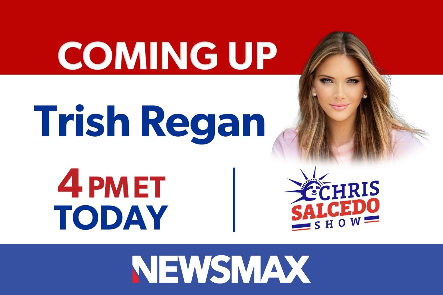 COMING UP: Trish Regan joins "The Chris Salcedo Show" to discuss President Trump's tariffs, the econ...