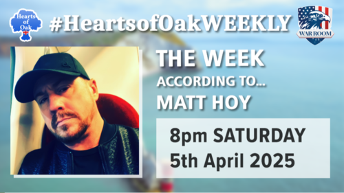Hearts of Oak: The Week According to Matt Hoy