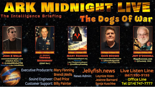 The Intelligence Briefing /The Dogs of War - John B Wells LIVE