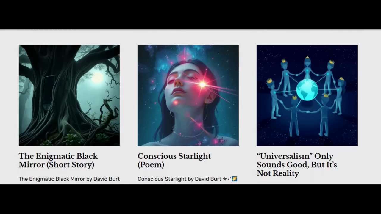 Please, check out my blogs, articles, essays, poetry, & short stories on my WordPress! https://david...