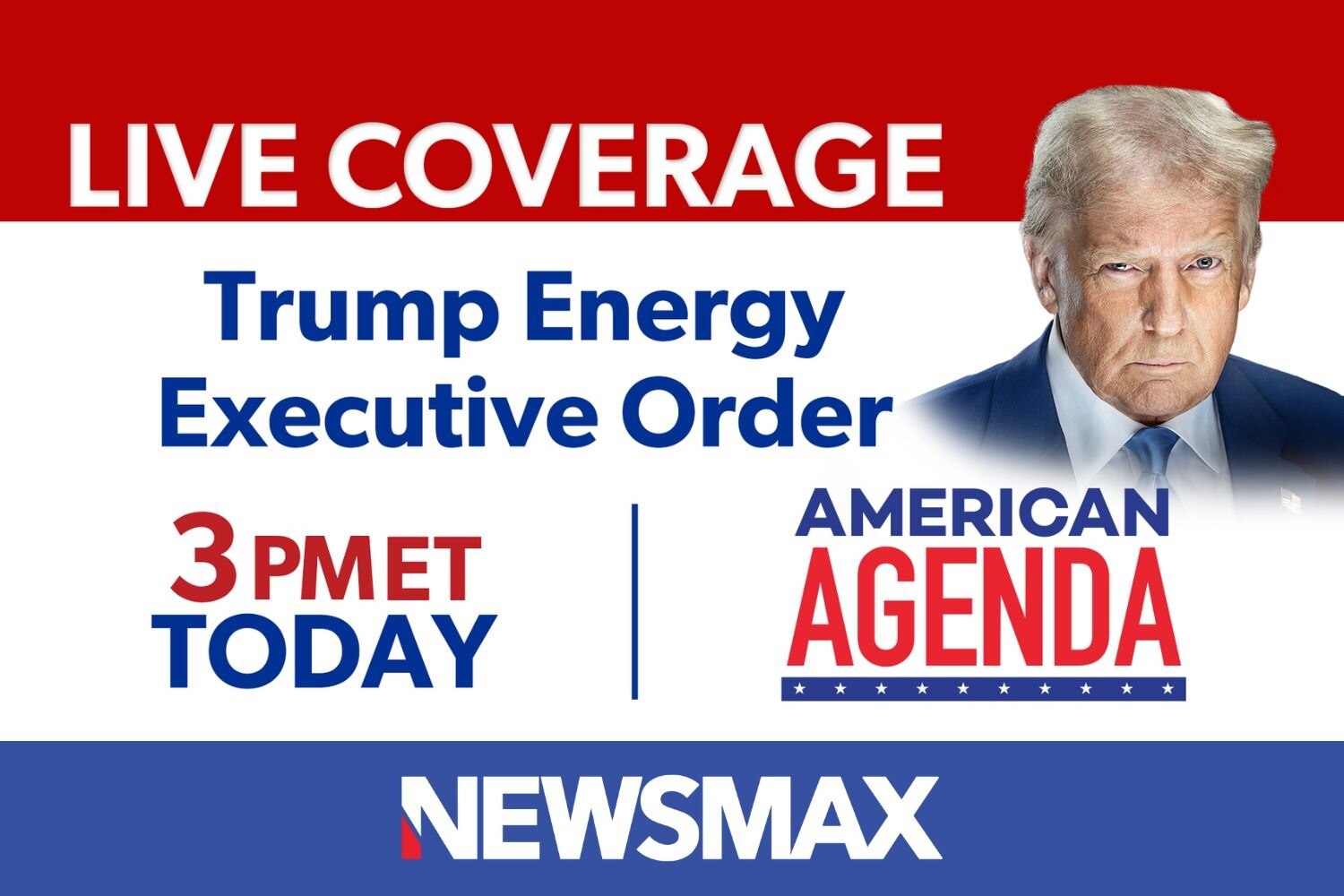 TUNE IN: LIVE coverage as President Donald Trump signs an executive order to unleash American energy...