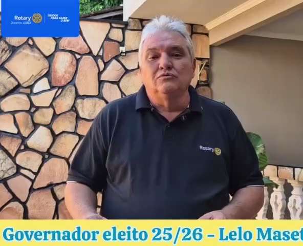 Gov. Eleito Lelo Maset tem um recado importante pra todos nós.

Assembleia Distrital - dia 4 de maio...