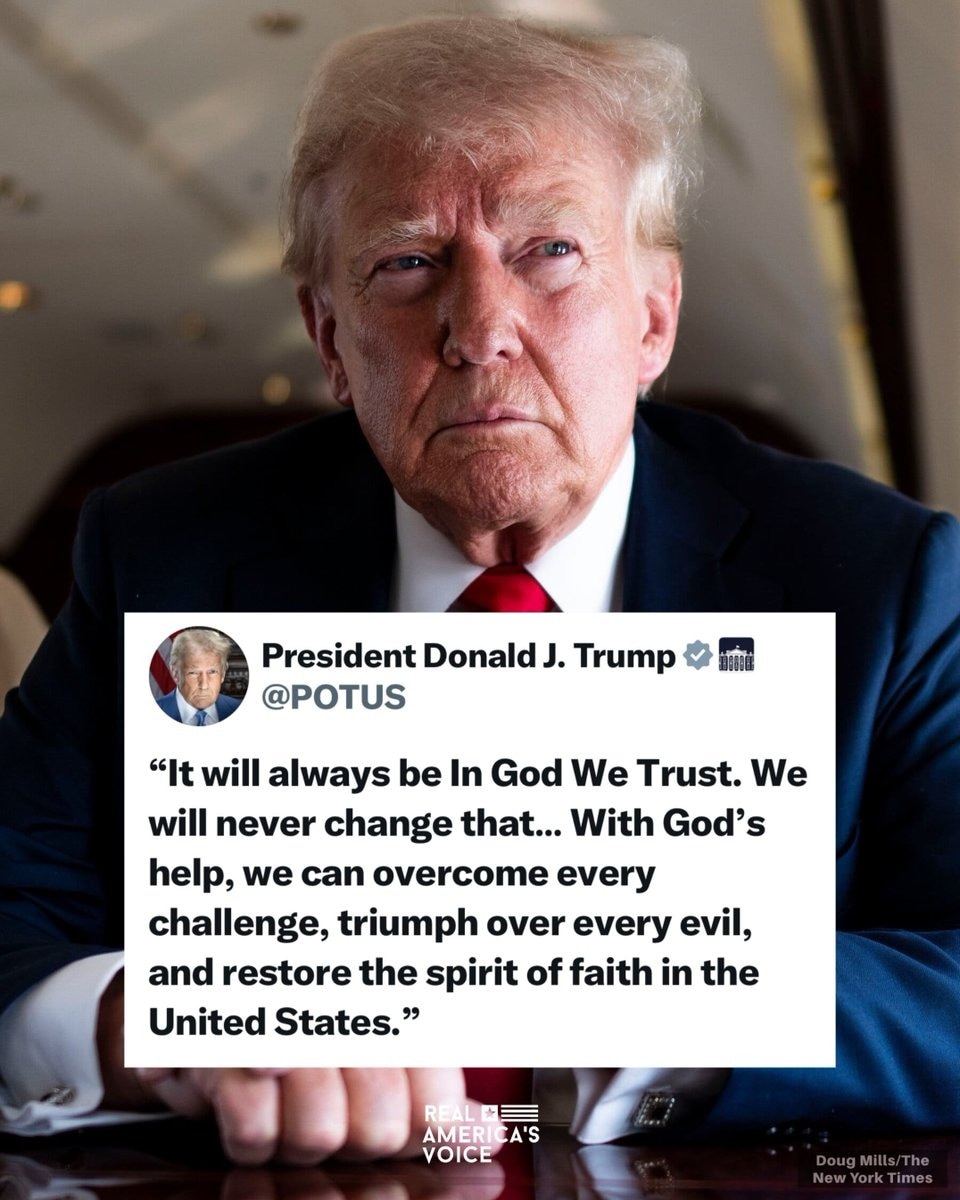 In GOD We Trust — ALWAYS!
