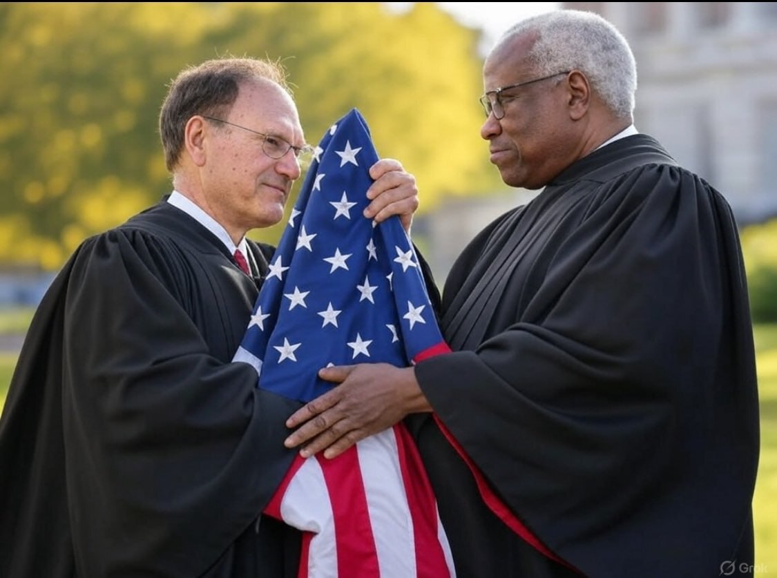 Apparently, These are the only 2 SCOTUS Justices who care about National Security and the safety and...