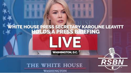 White House Press Secretary Karoline Leavitt is scheduled to hold a press briefing at 1 pm ET. Tune in for more from the White House!

Join RSBN LIVE at 12 pm ET on April 22, 2025.