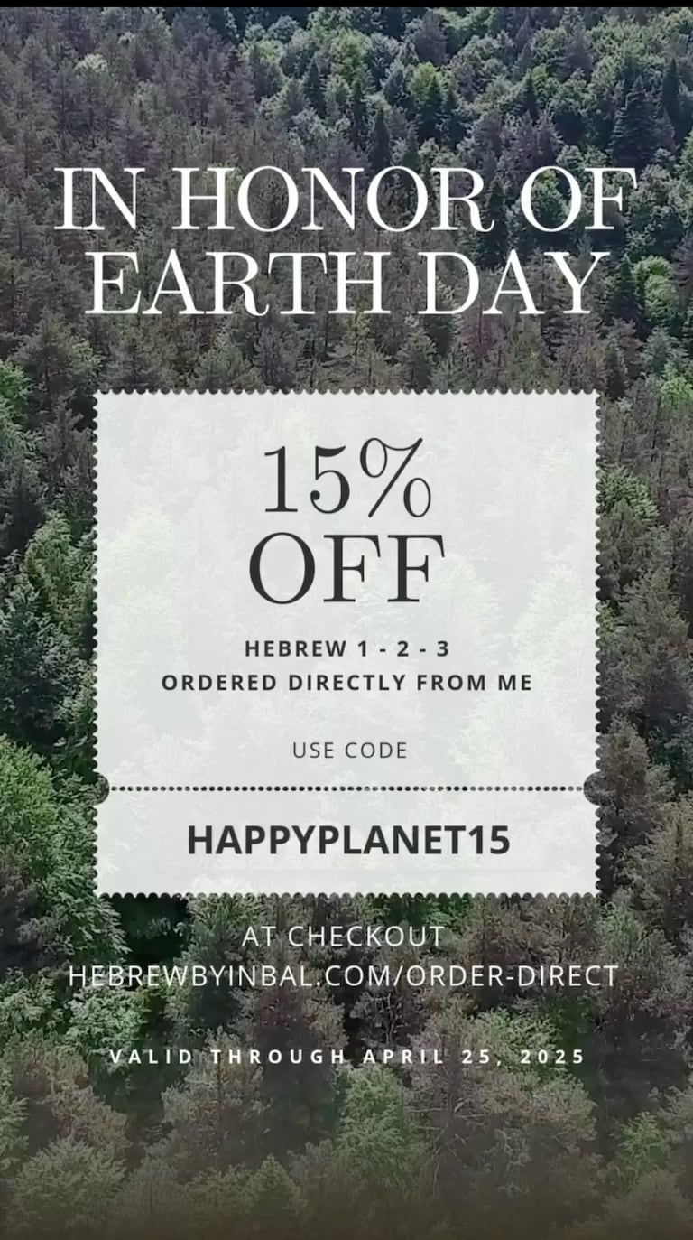 Today’s the last day to grab this Earth Day special!
A huge thank you to everyone who’s already taken advantage of the 15% off — I’m so excited for you to