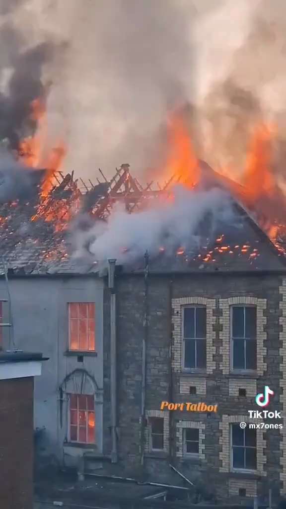 Bethany English Calvinistic Methodist Chapel in Wales, which has stood since the 19th century, engul...