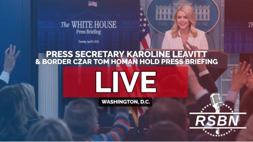 LIVE: Press Secretary Karoline Leavitt and Border Czar Tom Homan Hold Press Briefing - 4/28/25