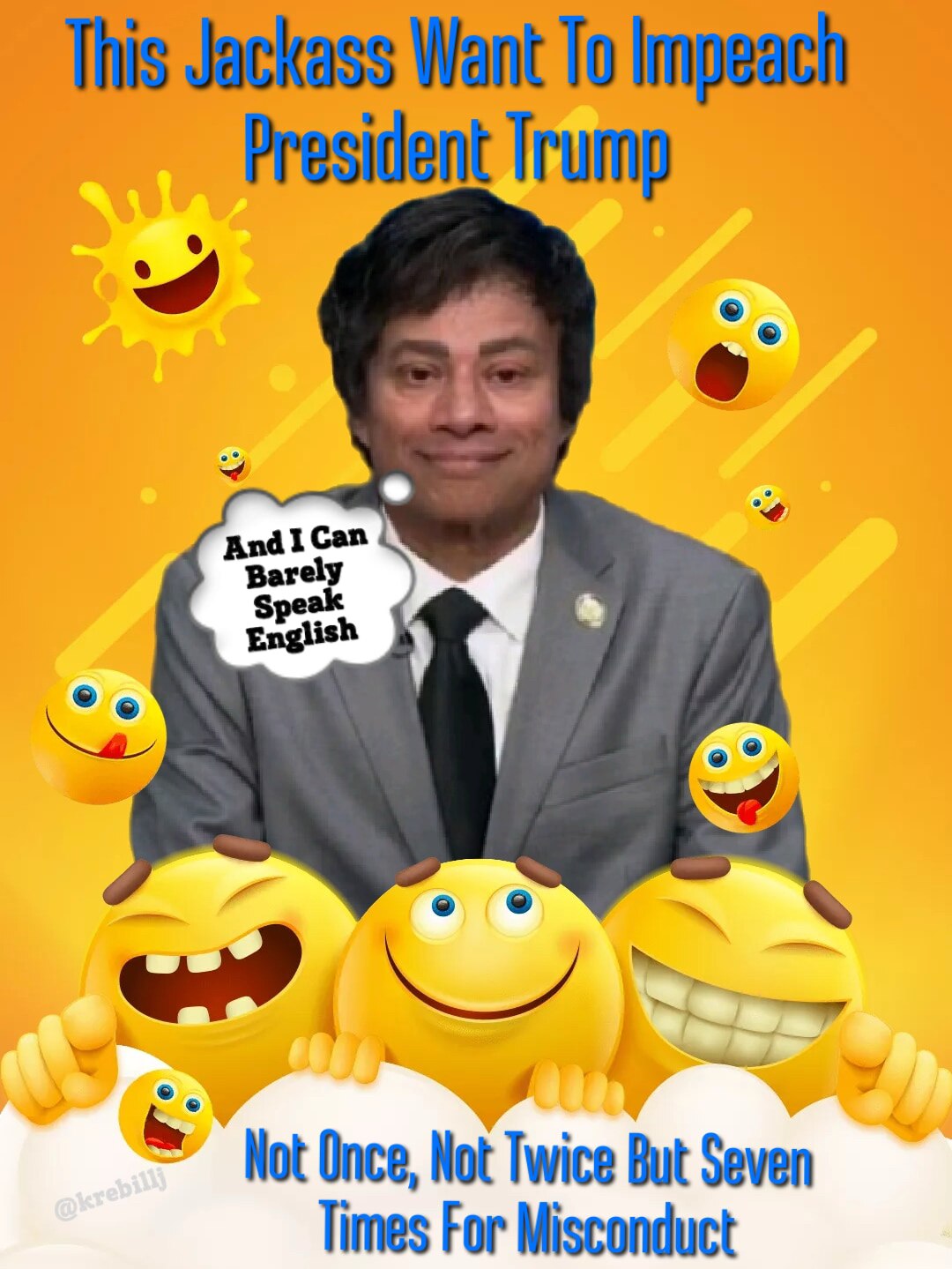 Can we all tell him to go where the sun doesn’t shine please? Folks, we vote for Dog Catcher  or onl...