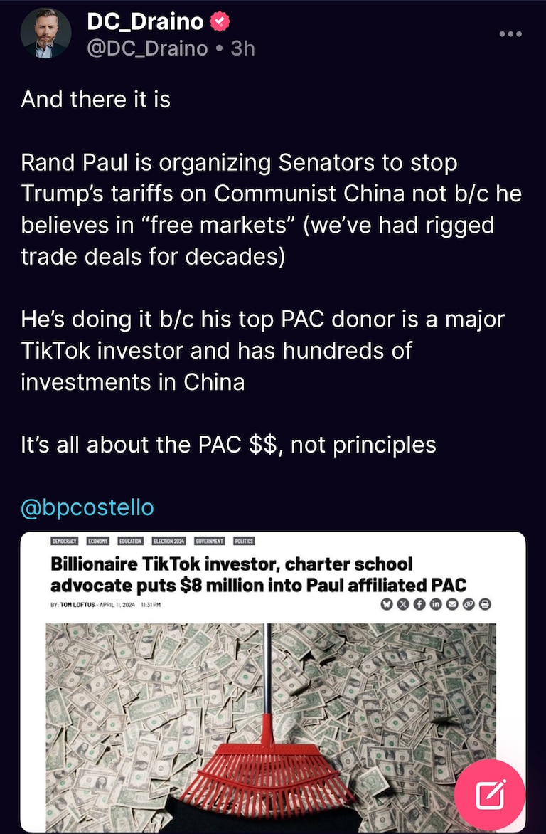 Senator Rand Paul: 

