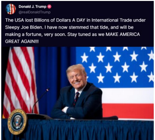 Congratulations Sir on your first 100 days in office. BEST 100 days EVER ! 
You will once again be t...