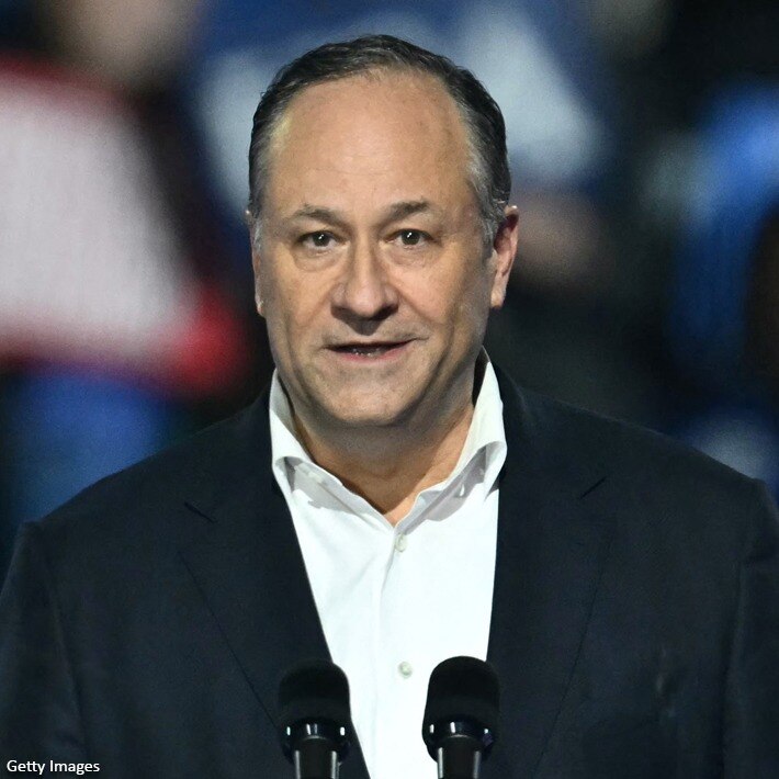 The Trump administration removed former second gentleman Doug Emhoff from the board that oversees th...