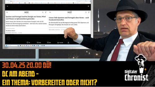 Aufzeichnung vom 30.04.25 DC am Abend -  Ein Thema: Vorbereiten oder nicht?