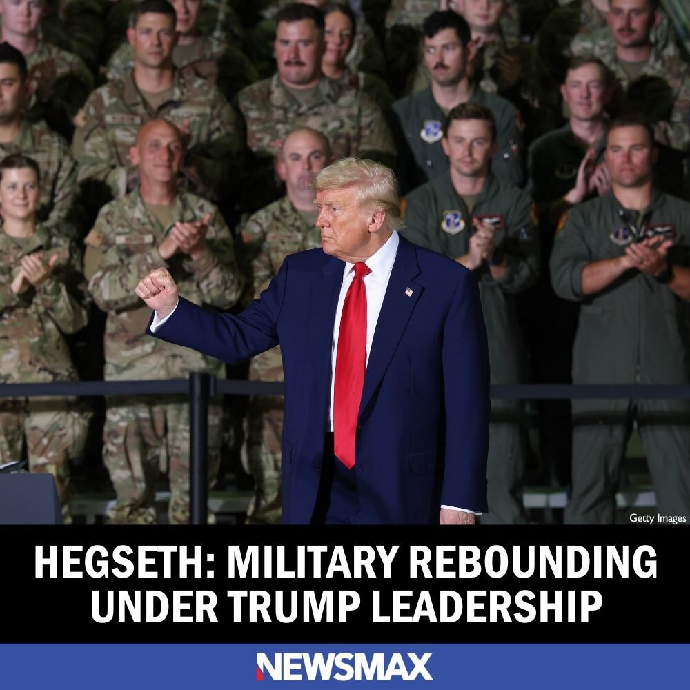 Defense Secretary Pete Hegseth praised a resurgence in U.S. military recruiting and the elimination ...