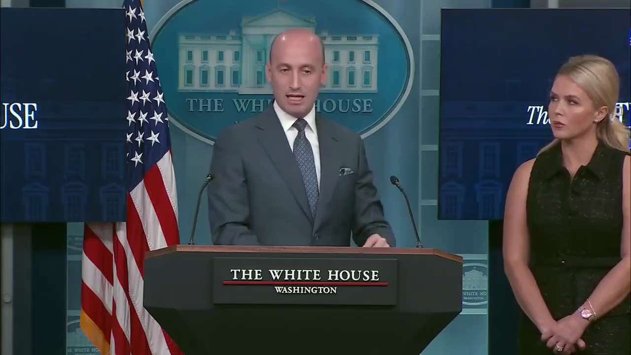 Stephen Miller: "As Sec. Rubio said yesterday... this Administration is not going publicly discuss t...