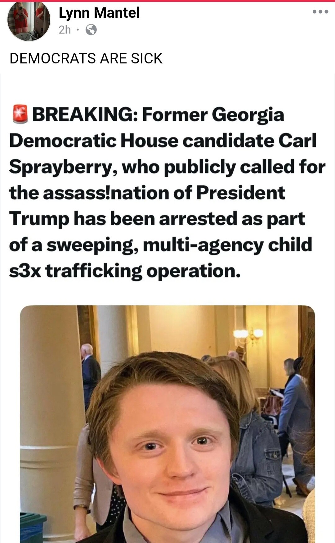 Hmmm..........another Libtard nay sayer tryna cast shade on Trump while being actively engaged in ch...