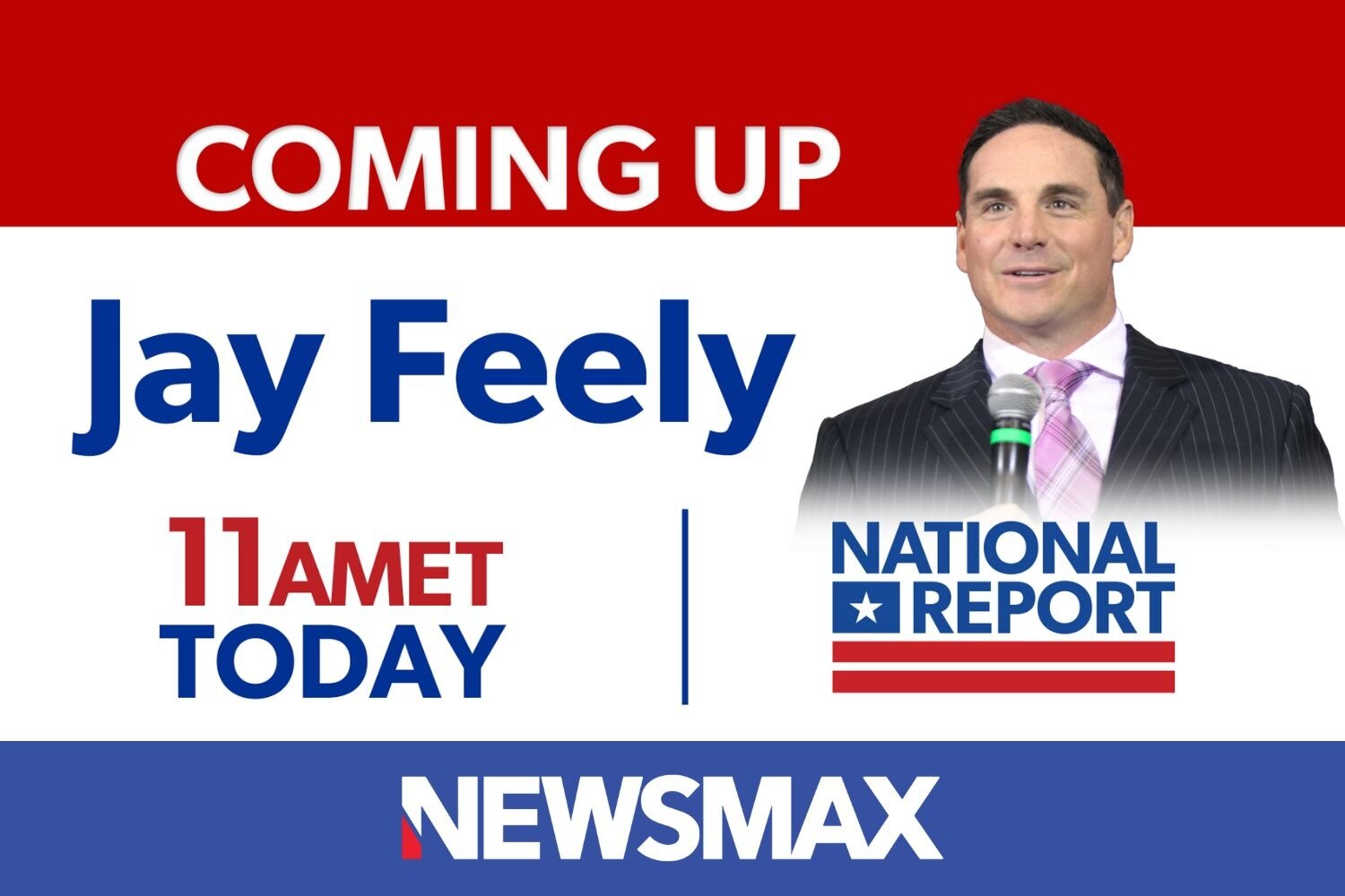 COMING UP: Arizona congressional candidate and former NFL kicker Jay Feely joins “National Report” t...