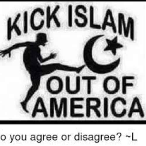 PROUD ISLAMAPHOBIC  'PROUD HOMOPHOBIC ' CRYPTO  PEOPLE STAY AWAY ALPHABET GROUP,  STAY AWAY GOD  FIRST' CHRIST IS KING "...