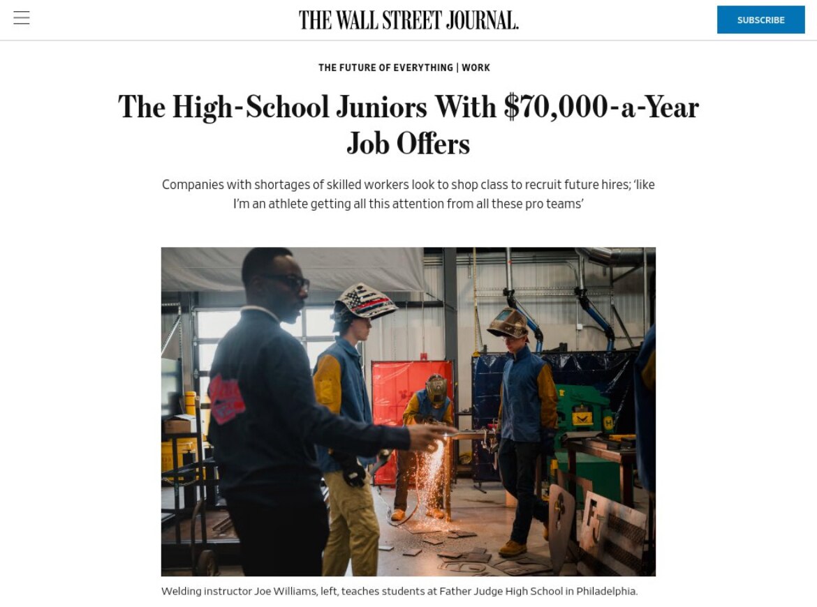 I hope our high schoolers are listening up  

