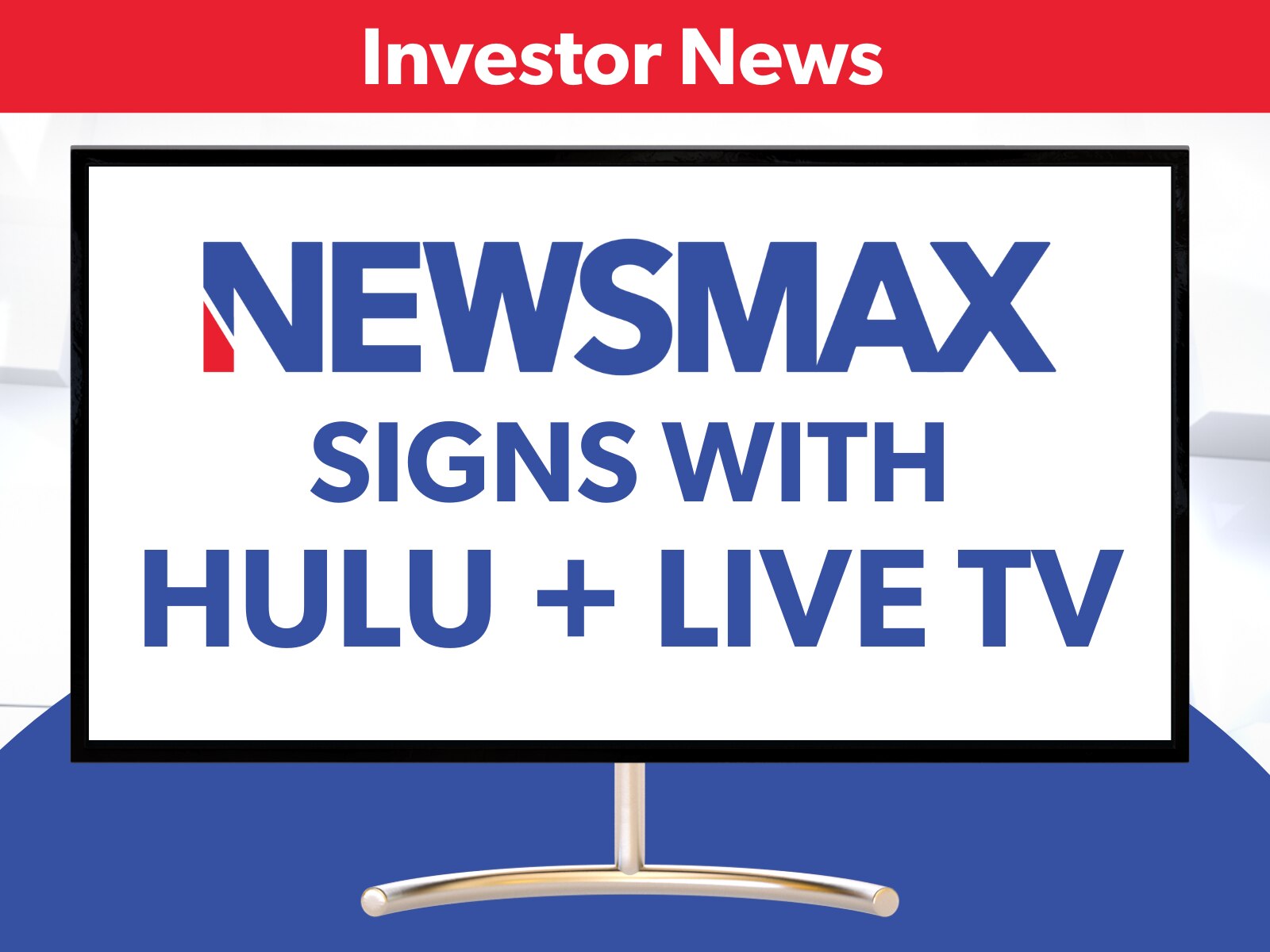 Shareholder Alert: NEWSMAX Signs with Hulu + Live TV, See SEC Notice: https://bit.ly/4d9sz8p 

