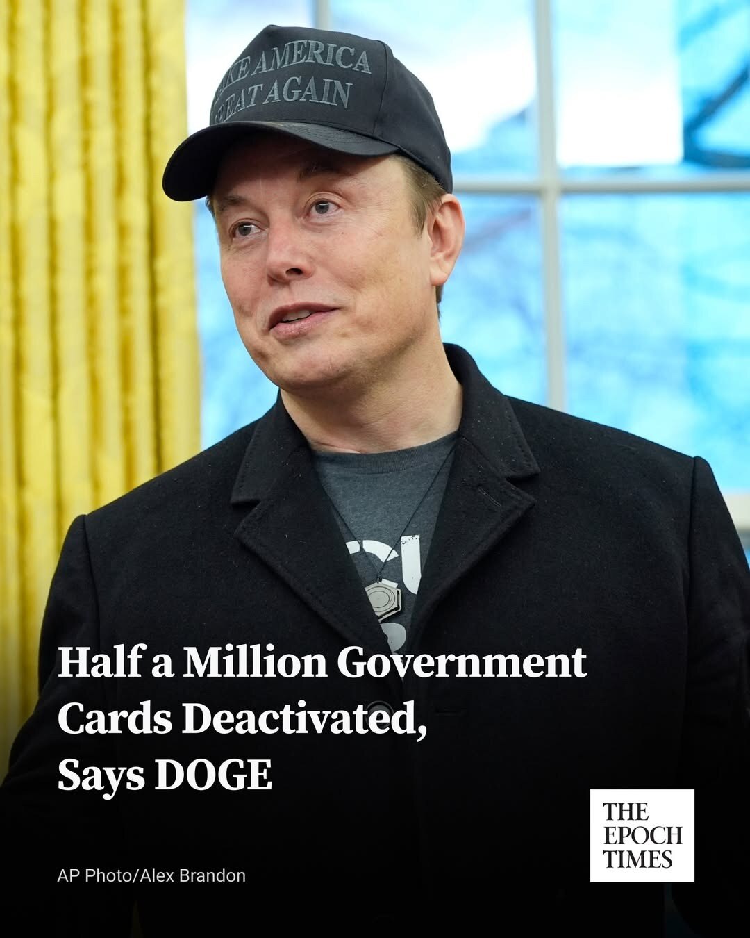 🚨🇺🇸 DOGE Announces Deactivation of 500,000 Federal Credit Cards  

The organization said those ca...