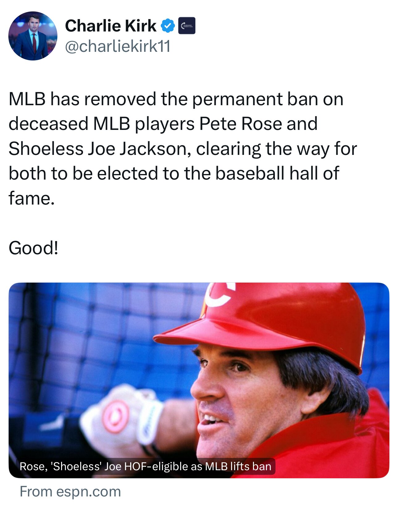 View Turning Point USA's post on GETTR. Join the discussion, share your thoughts, and connect with the community.